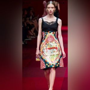 Dolce&Gabbana runway Sicily skirt 38
